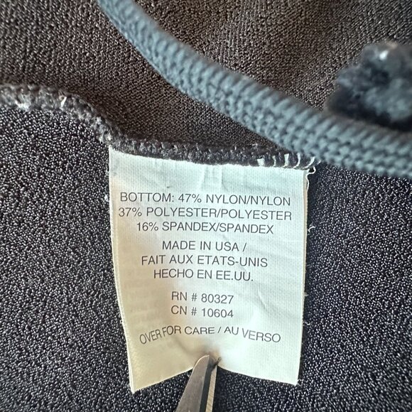 Vintage Pearl Izumi Womens 10 Pants Pull On Drawstring Fitted Zipper Ankle Black - Picture 10 of 11